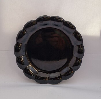 Black plate art deco 1930s