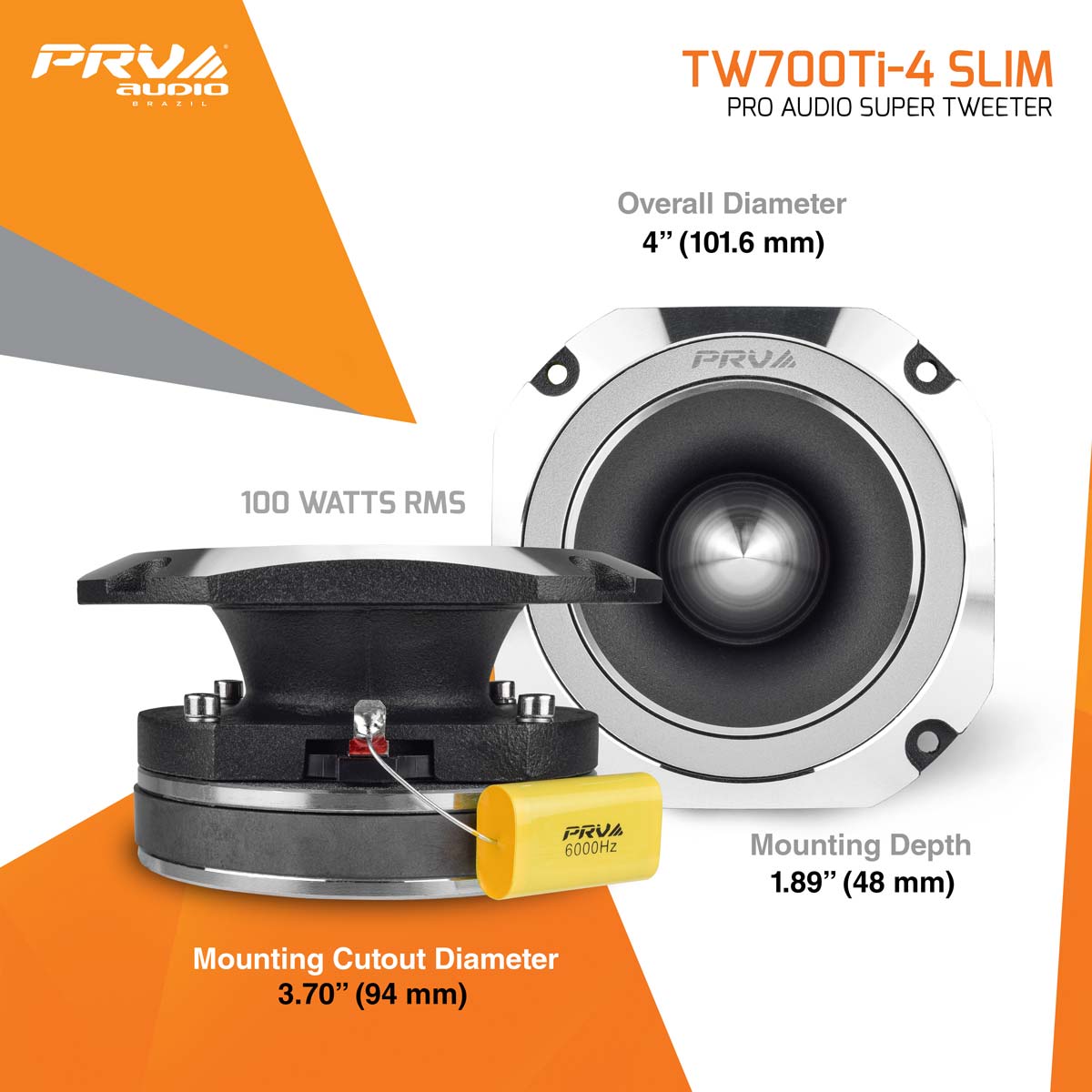 PRV Audio TW700Ti-4 SLIM - 4