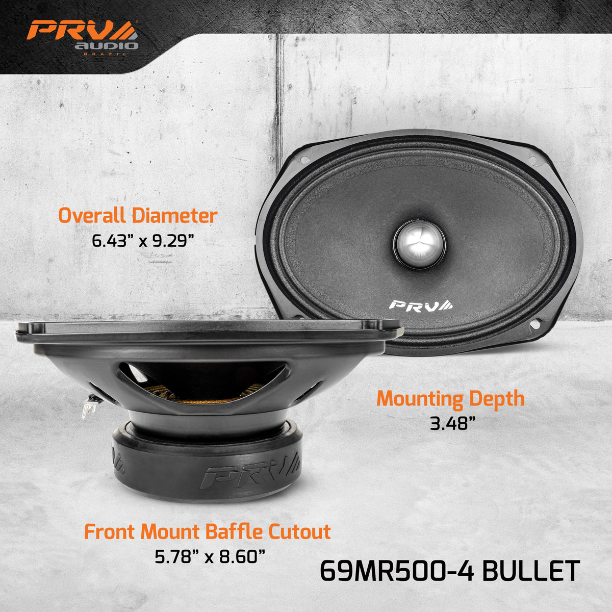 PRV Audio 69MR500-4 BULLET - 4