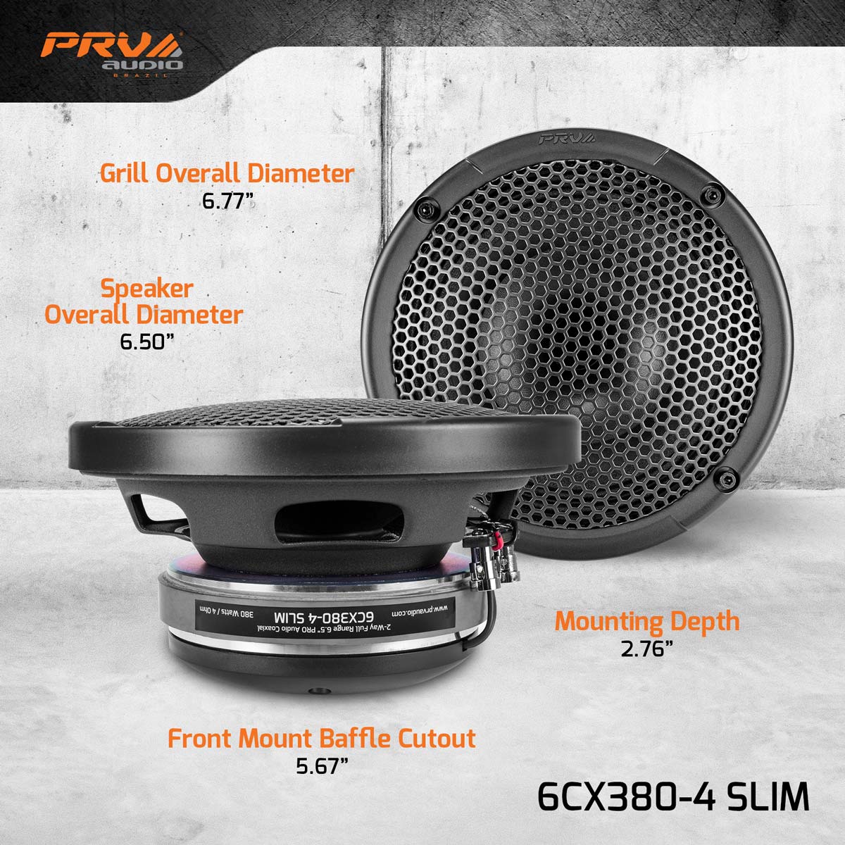 PRV Audio 6CX380-4 SLIM - 4