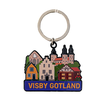 Nyckelring Visby Skyline 12st/fp