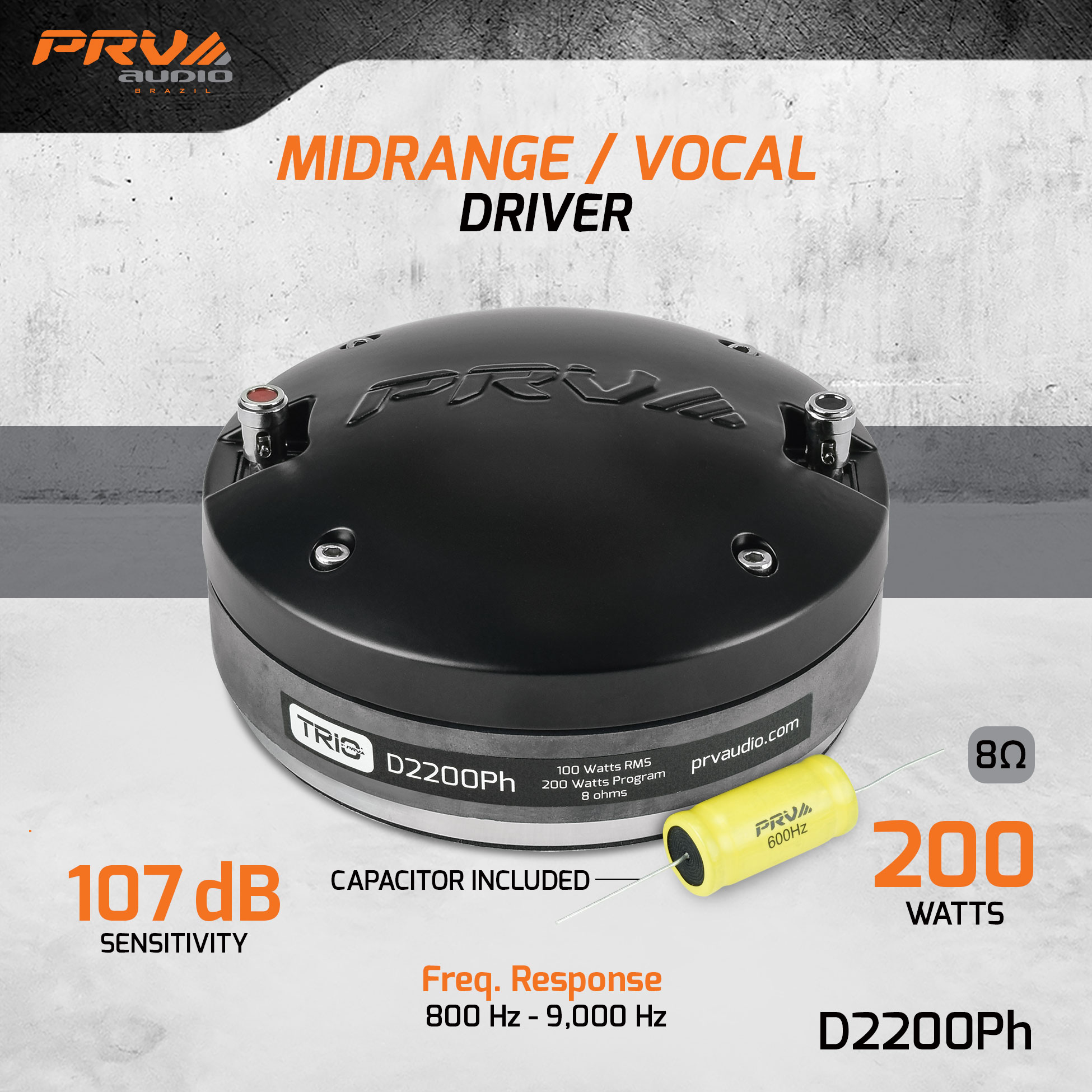 PRV Audio D2200Ph – 2″ - 2