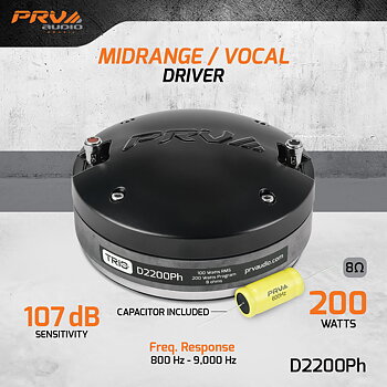 PRV Audio D2200Ph – 2″