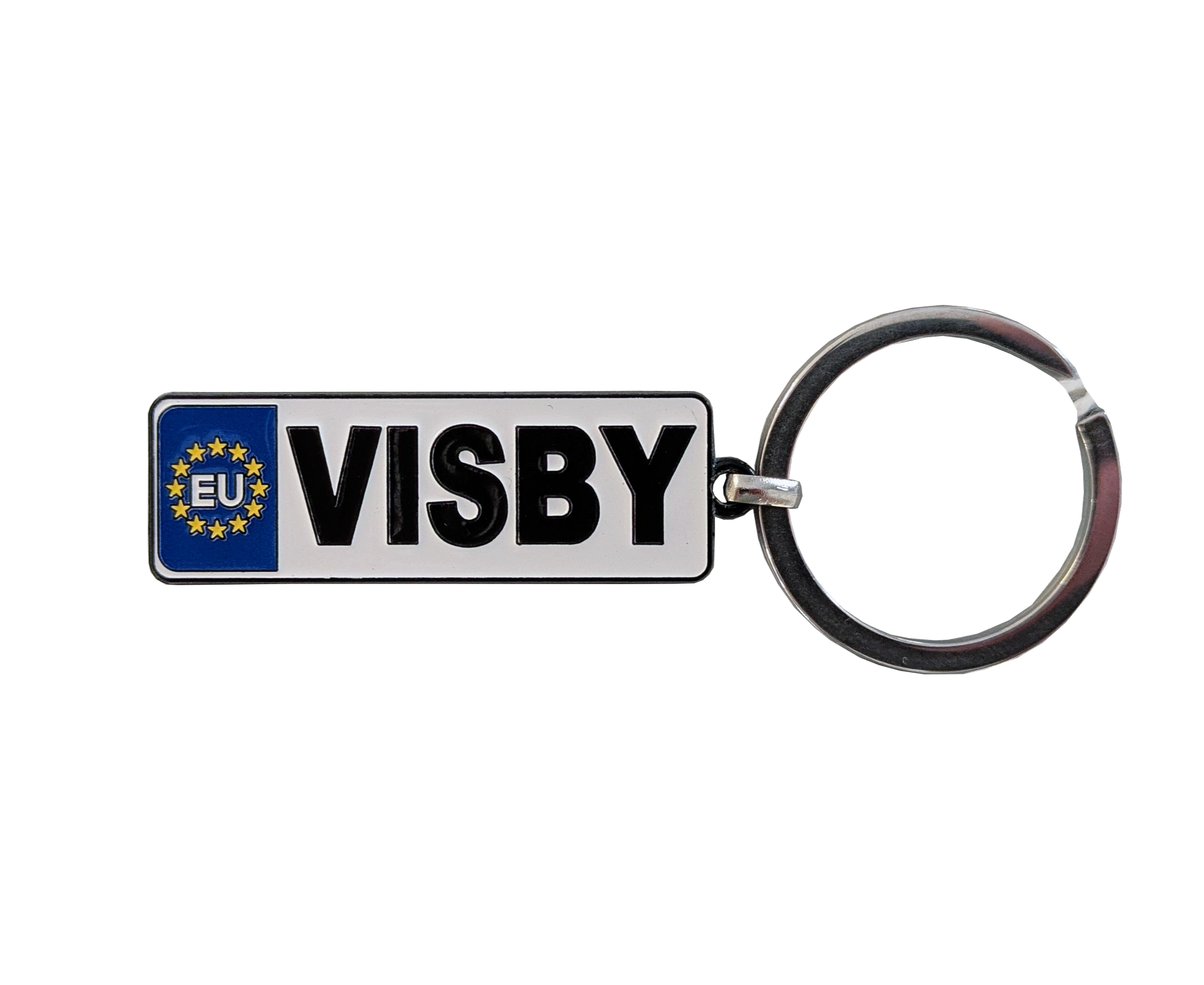 Nyckelring Registreringsskylt Visby 12st/fp