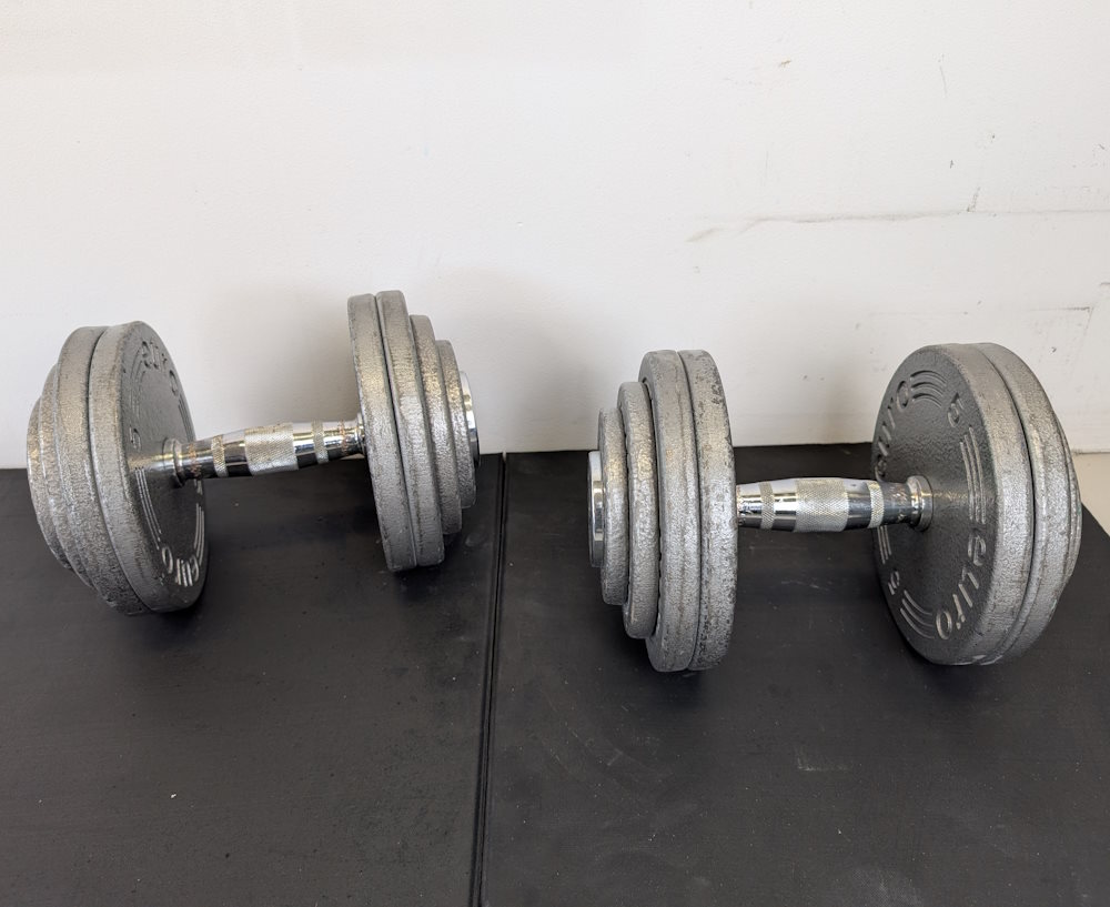Skivhantlar 27,5 kg (1 par) - 4