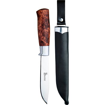 Brusletto Hunter – Klassisk Norsk Jaktkniv i Masurbjörk