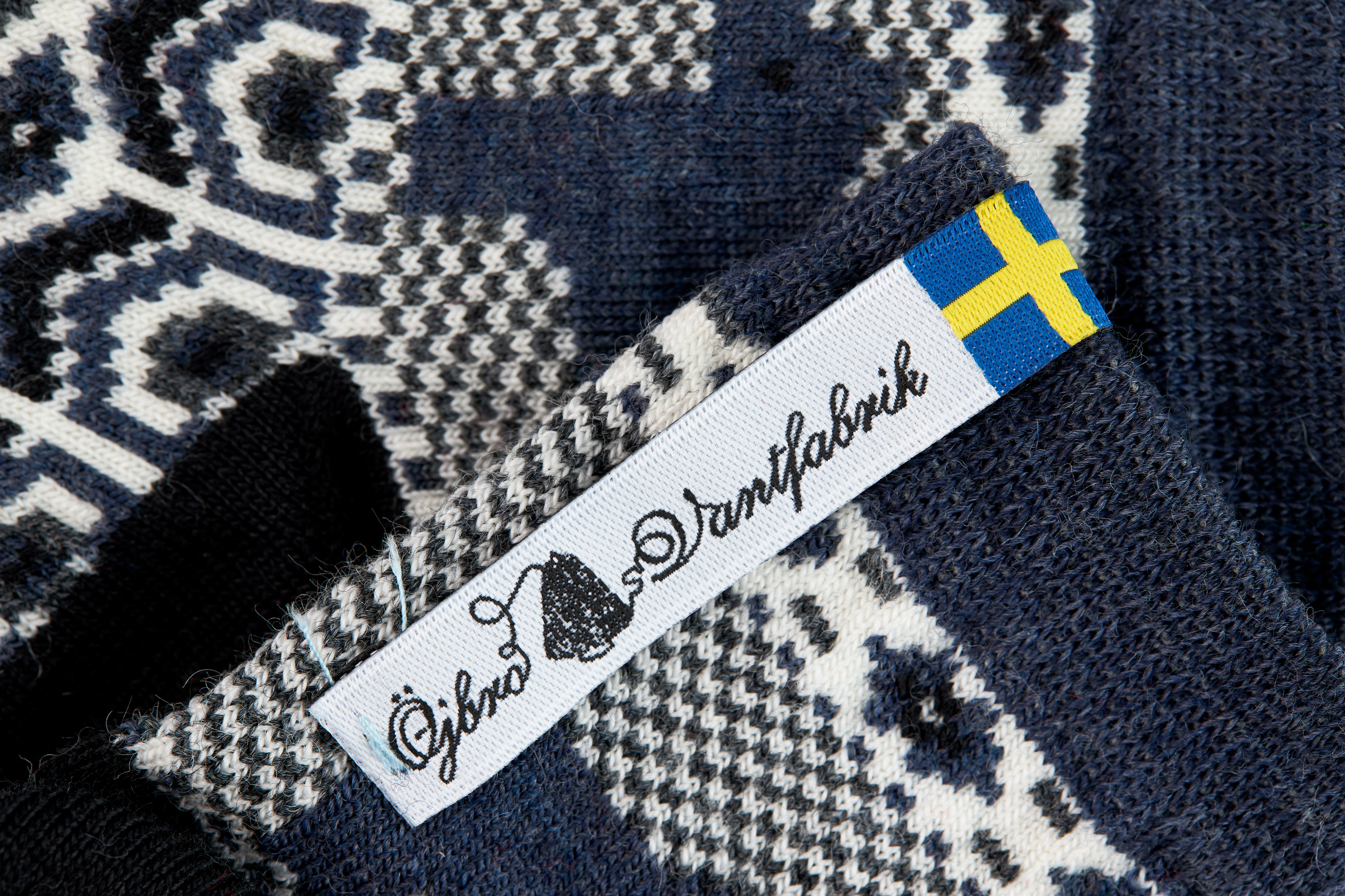 DALARNA BLÅ , SMÅTTING, MERINOULL STRUMPA - 2
