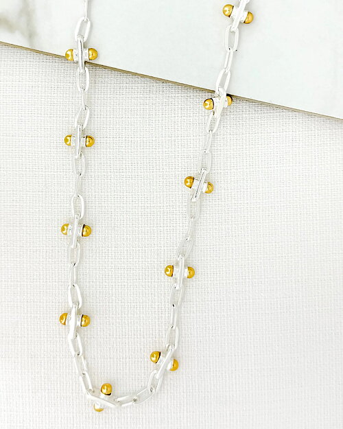 Halsband 4303 silverfärgat - 2
