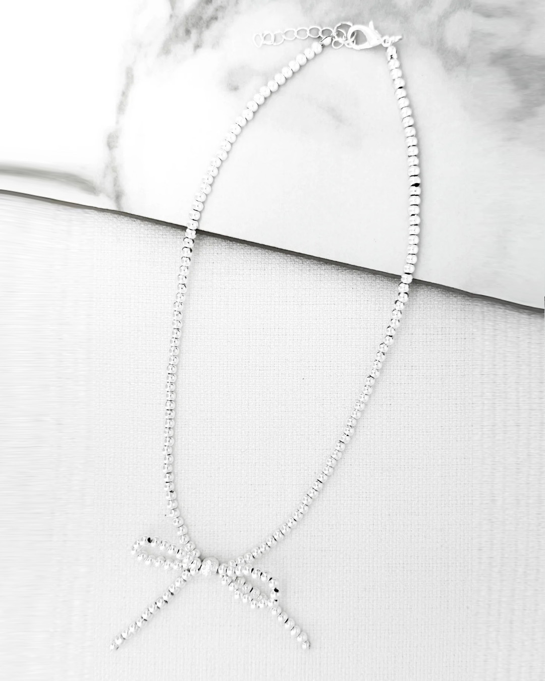 Halsband 4503 silverfärgat - 2