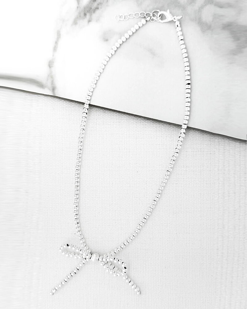 Halsband 4503 silverfärgat