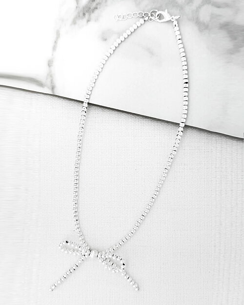 Halsband 4503 silverfärgat - 2