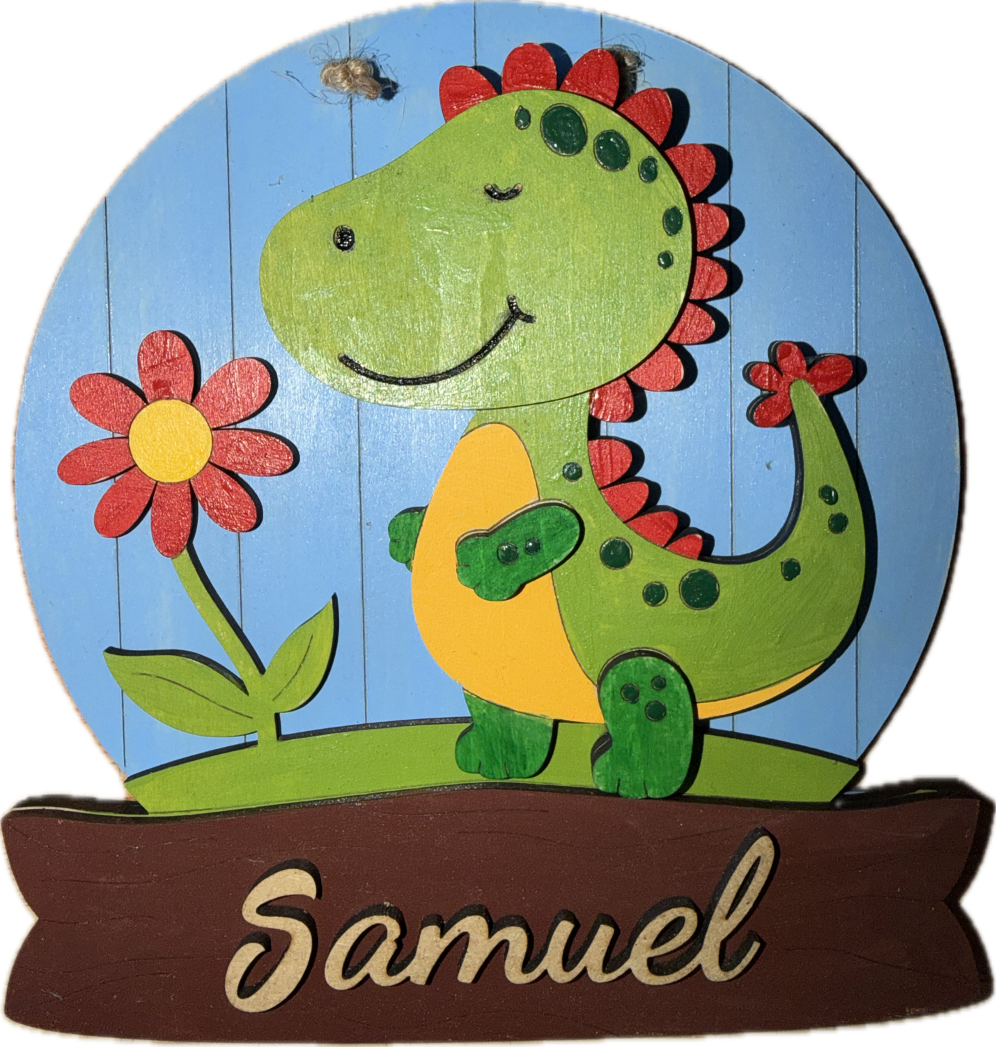 Namnskylt Dino