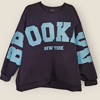 Sweatshirt BROOKLYN navy/blå