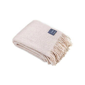 Pläd Mohair 130x170 Sand