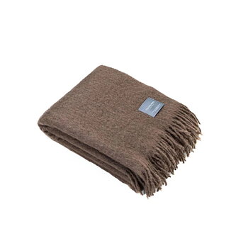 Pläd Mohair 130x170 Mocca