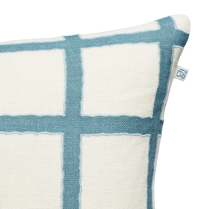 Kudde Amar - White/Heaven Blue/Aqua 50 x 50 cm - 2