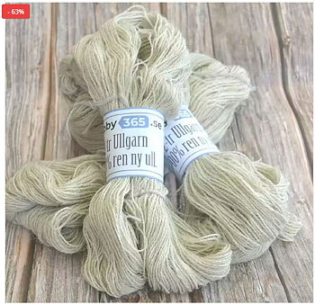 Hobby365:s egna 2-trådiga Ullgarn