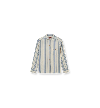 HEYANNO Grow Jacquard Shirt Cerulean