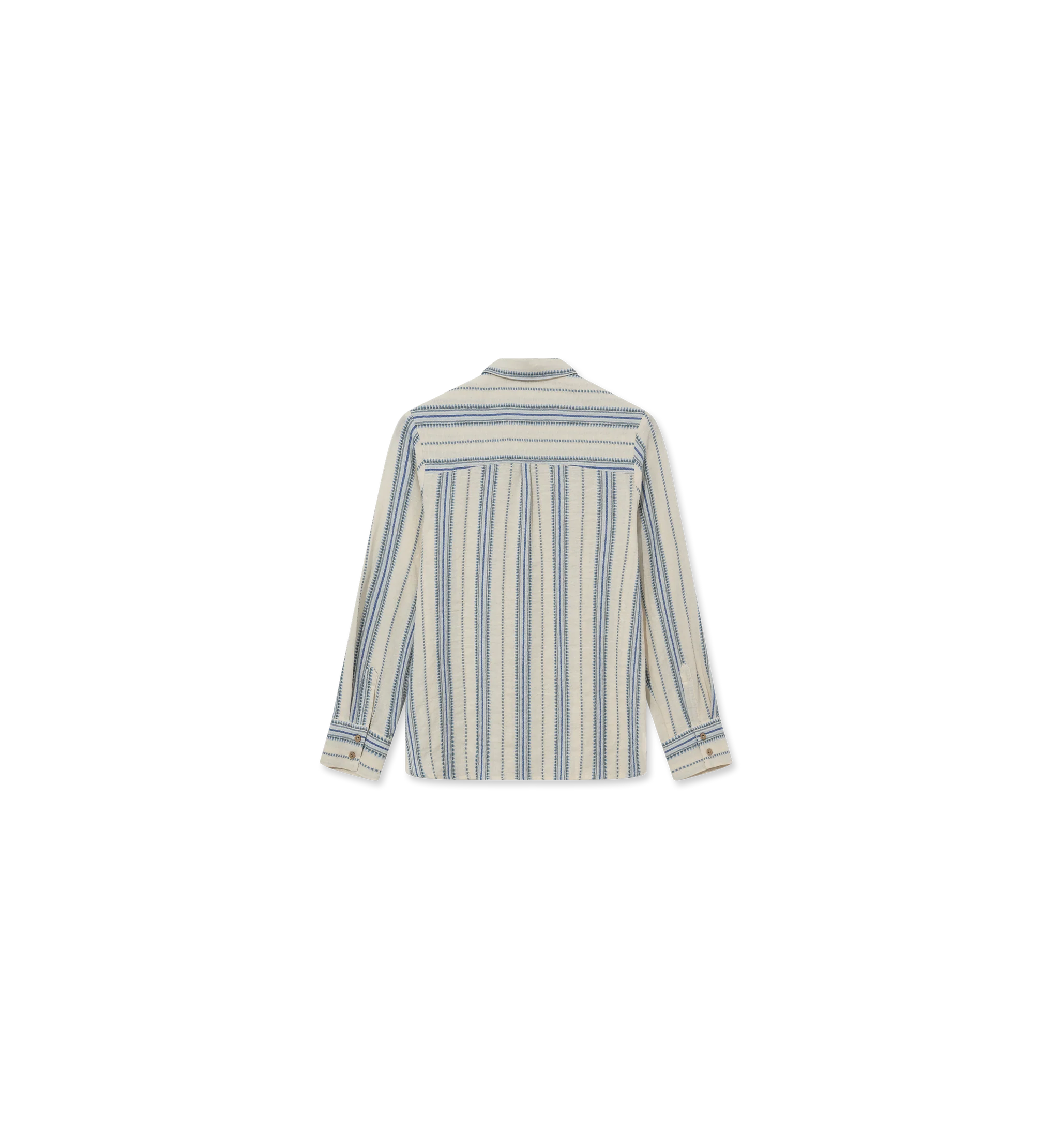 HEYANNO Grow Jacquard Shirt Cerulean - 4