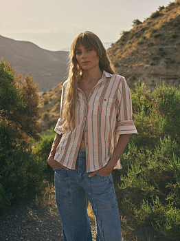 HEYANNO Grow Jacquard Shirt Carrot