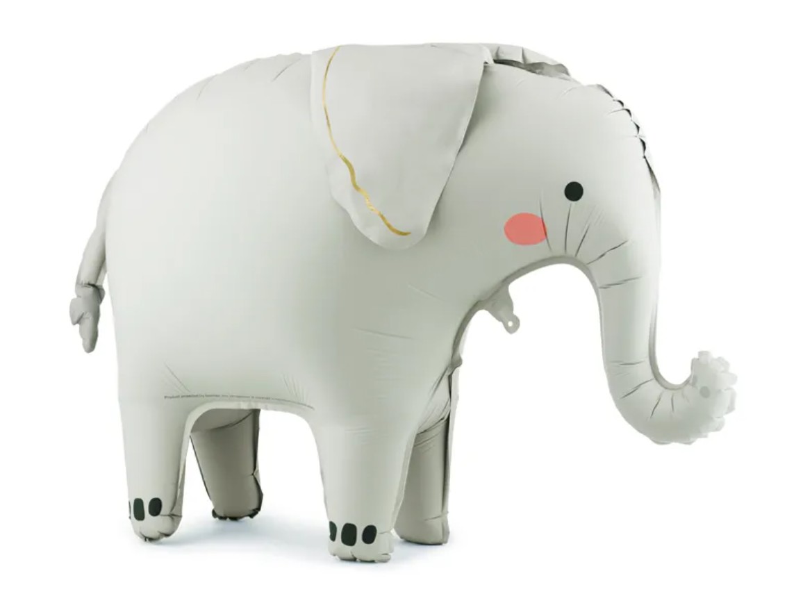 Folieballong - Stående elefant