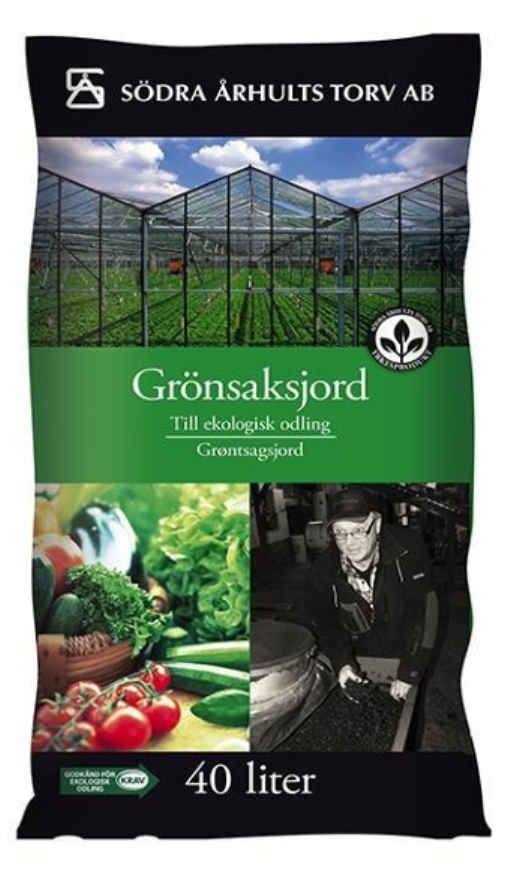 Yrkeskollektionen  Grönsaksjord  50 Liter  Helpall: 45st