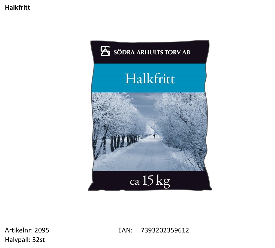 Yrkeskollektionen   Halkfritt  15 Kg  Halvpall: 32 st - 2