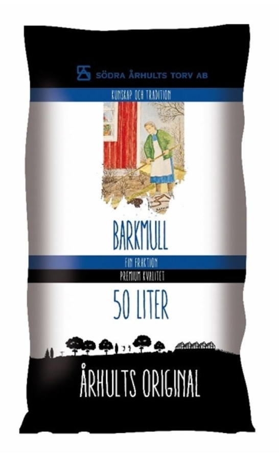 Standardkollektion:  Barkmull   50 Liter  Helpall: 36 st