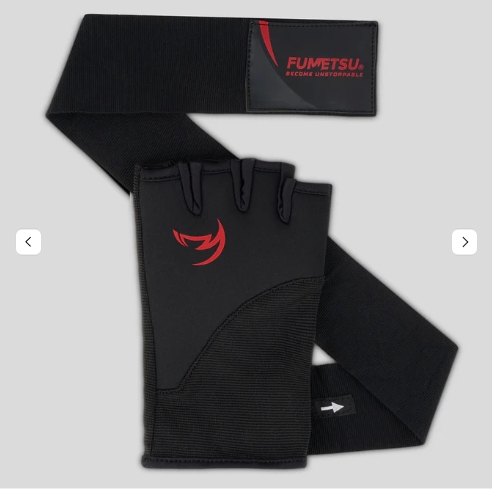 Fumetsu Ghost S3 Quick Hand Wraps Black/Red