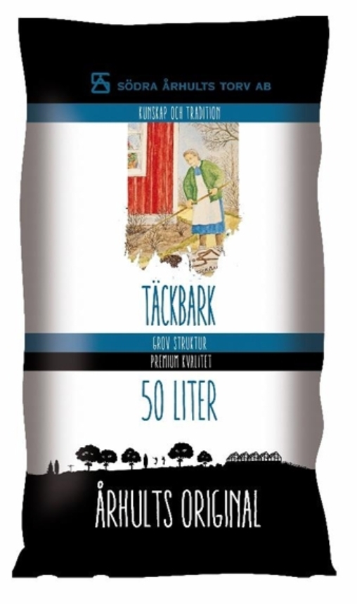Standardkollektion:  Täckbark  50 Liter  Helpall: 36 st