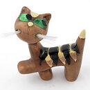 Dagny Zachrisson (1960s) Joyous Cat on a Walk 12 cm