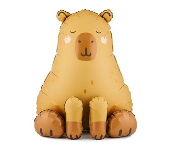 Folieballong - Sittande Capybara