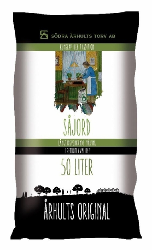Standardkollektion:  Såjord  50 Liter  Helpall: 45 st