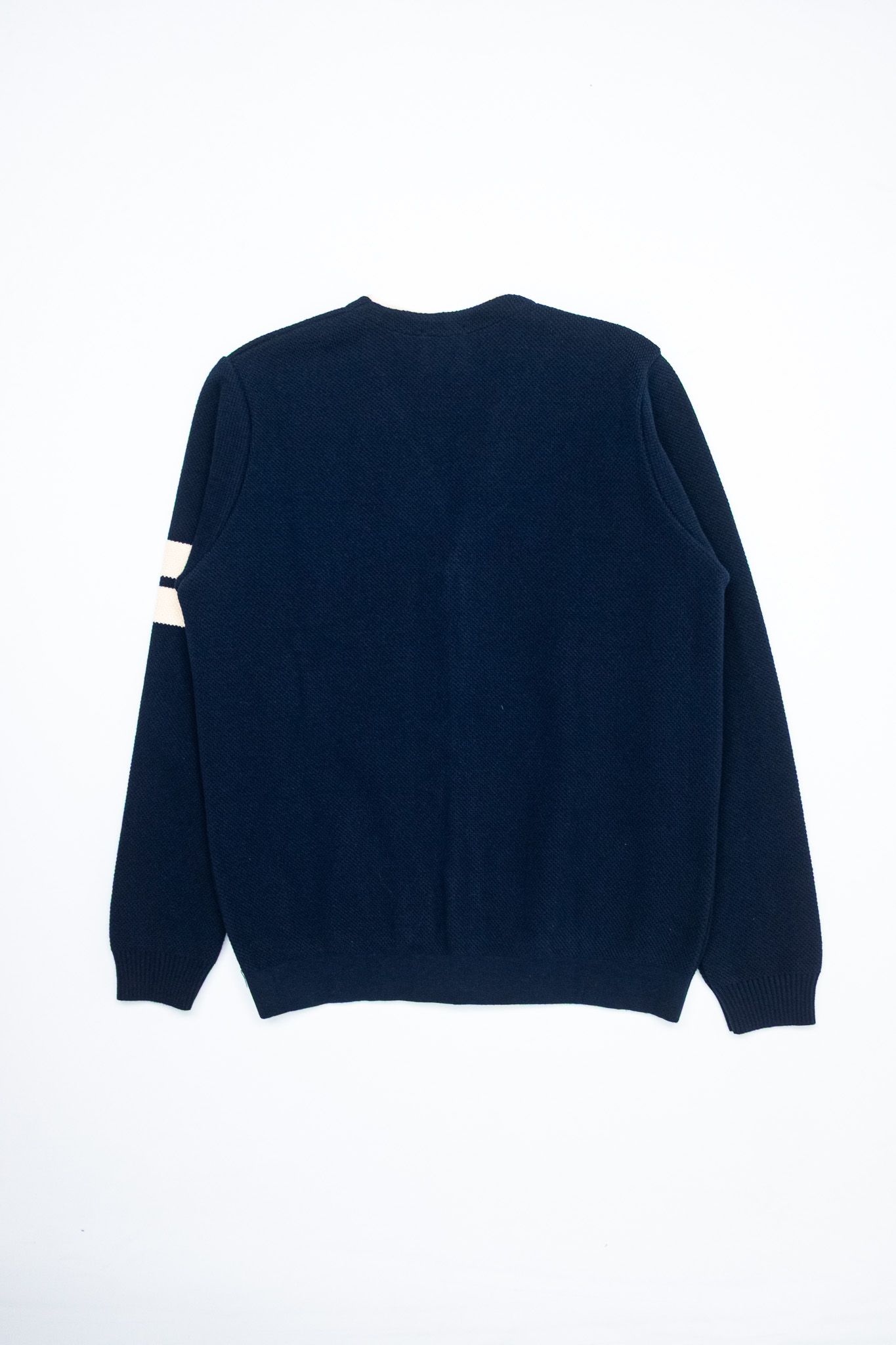 Nitto Knitwear - Youri Cotton Collage Cardigan Navy - 8