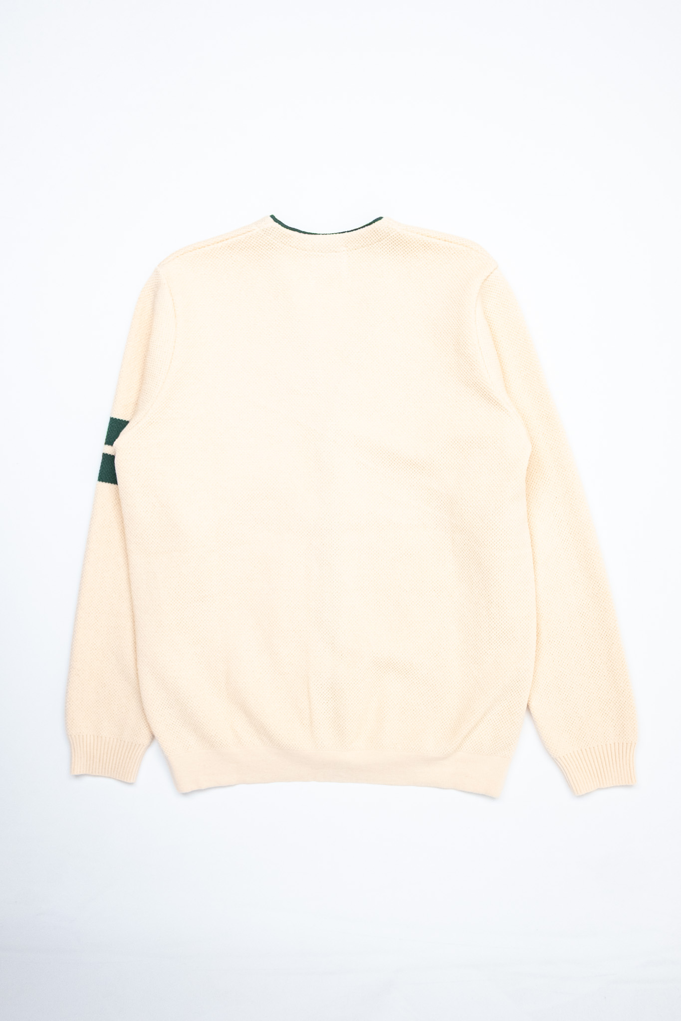 Nitto Knitwear - Youri Cotton Collage Cardigan Natural - 9