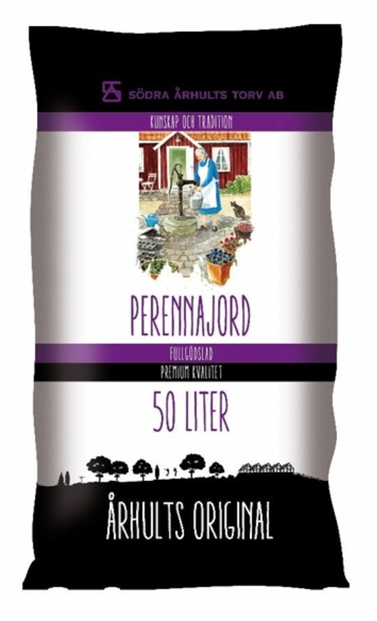 Standardkollektion:  Perennajord  50 Liter   Helpall: 45 st