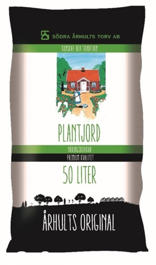 Standardkollektion:  Plantjord   50 Liter   Helpall: 45 st