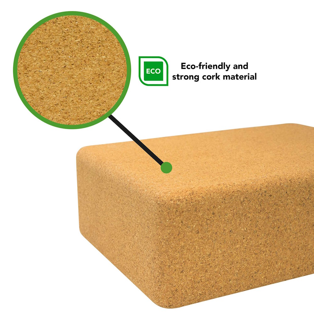 Tunturi Cork Yoga Block - 6