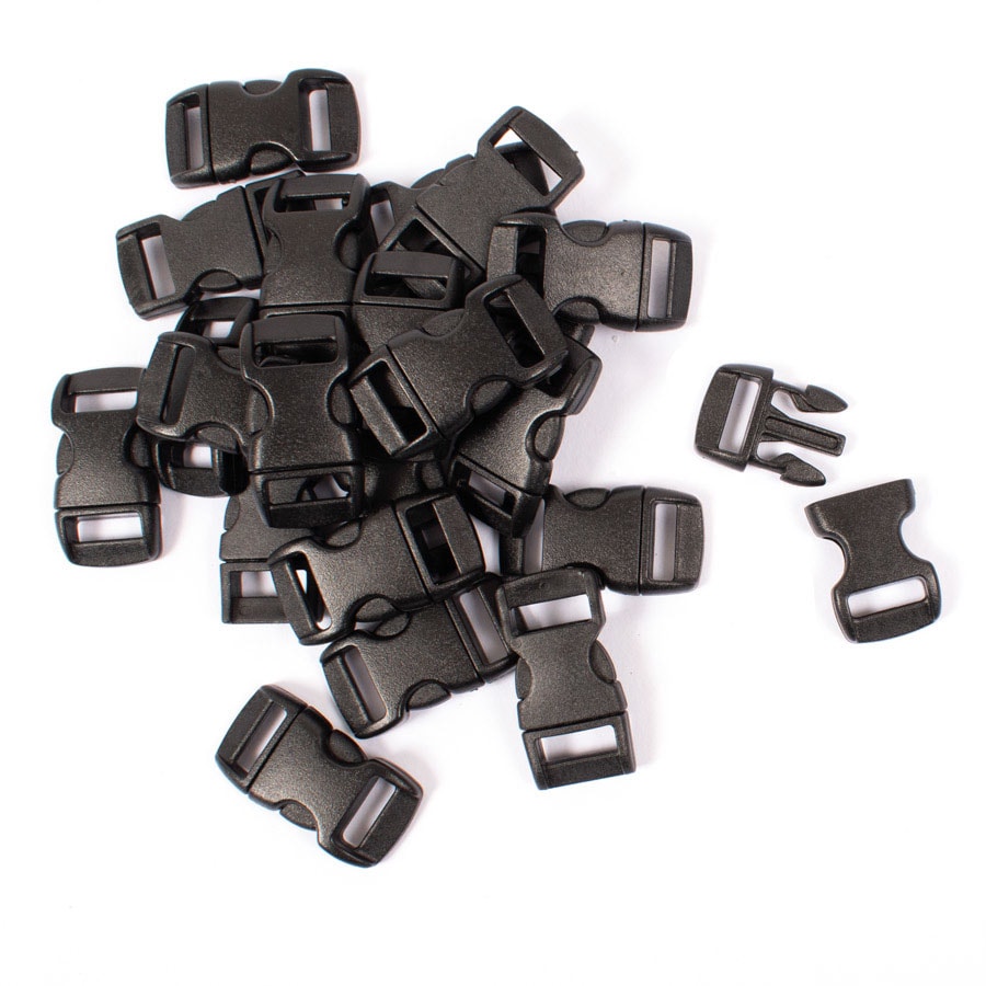 Klickspänne 11mm svart 10st