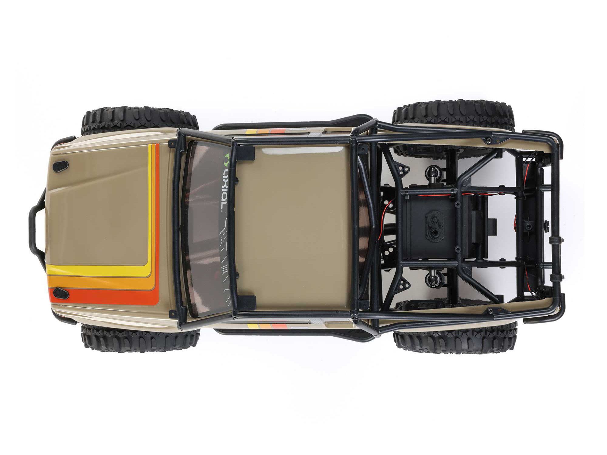 Axial AXI-2062T1 1/10 SCX10 III 1987 Toyota SR5 4X4 RTR Brushed Rock Crawler, Tan - 10