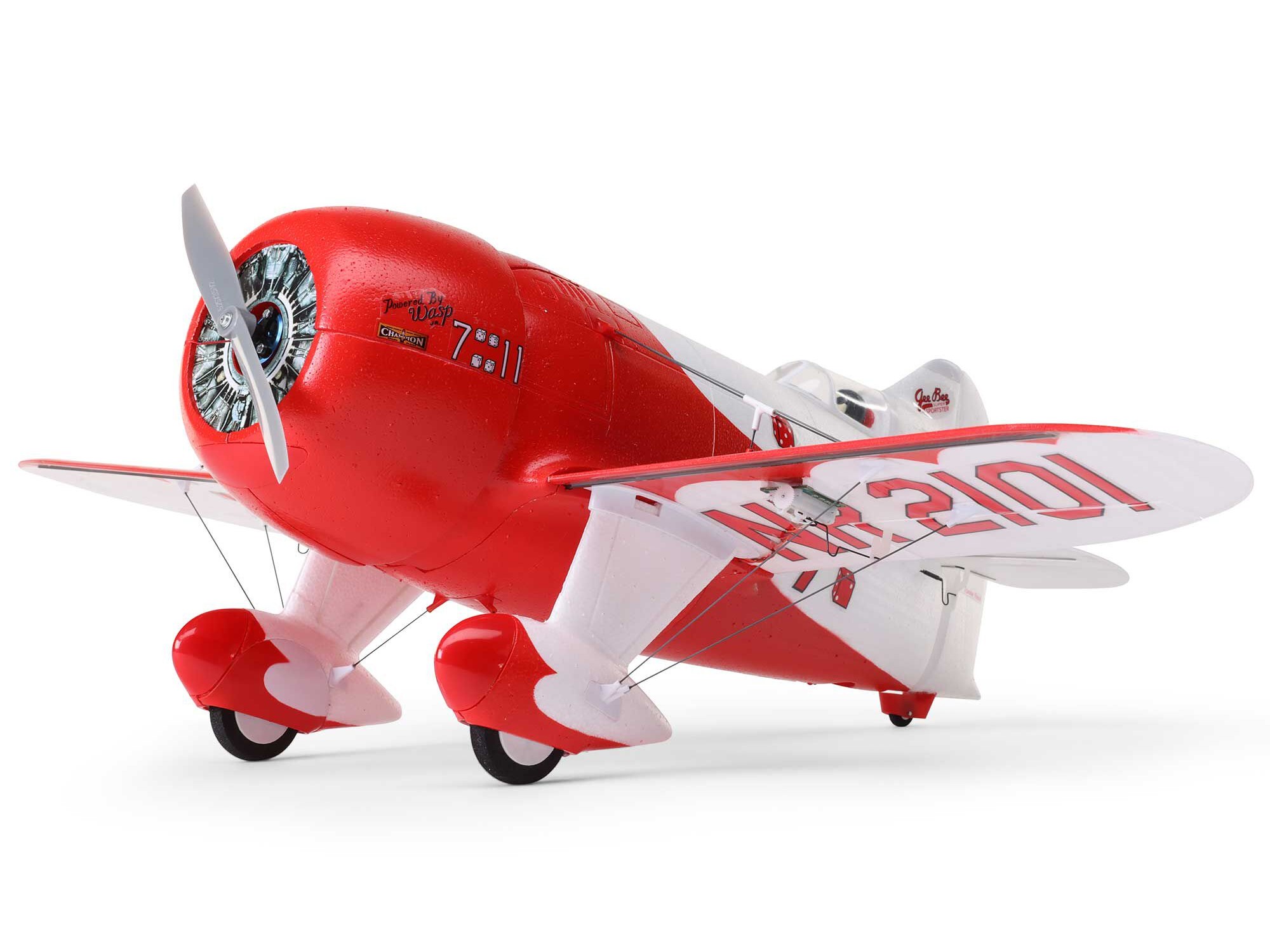 E-Flite EFLU61500 UMX Gee Bee R-2 510mm BNF Basic with AS3X and SAFE Select - 4