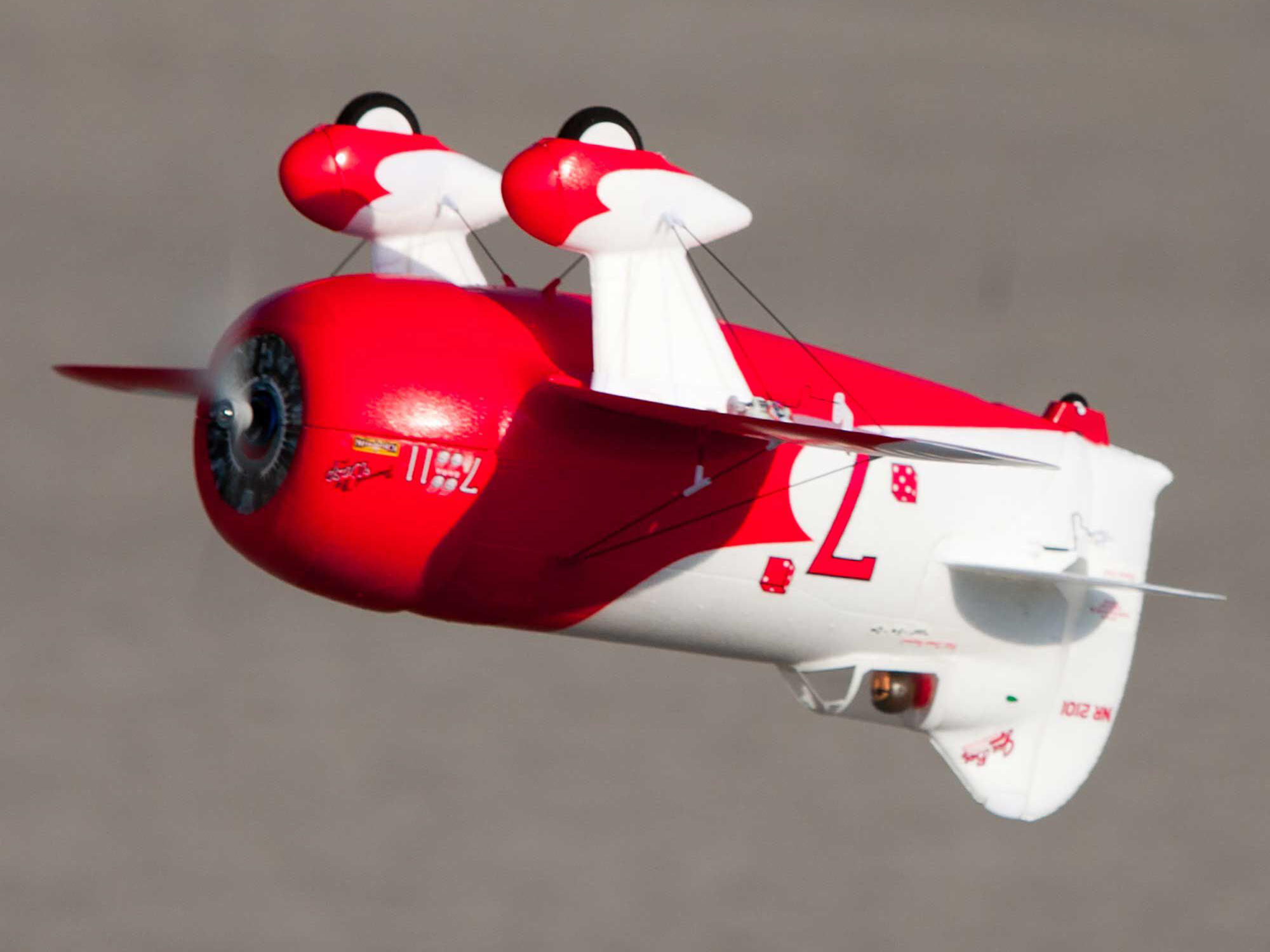 E-Flite EFLU61500 UMX Gee Bee R-2 510mm BNF Basic with AS3X and SAFE Select - 24