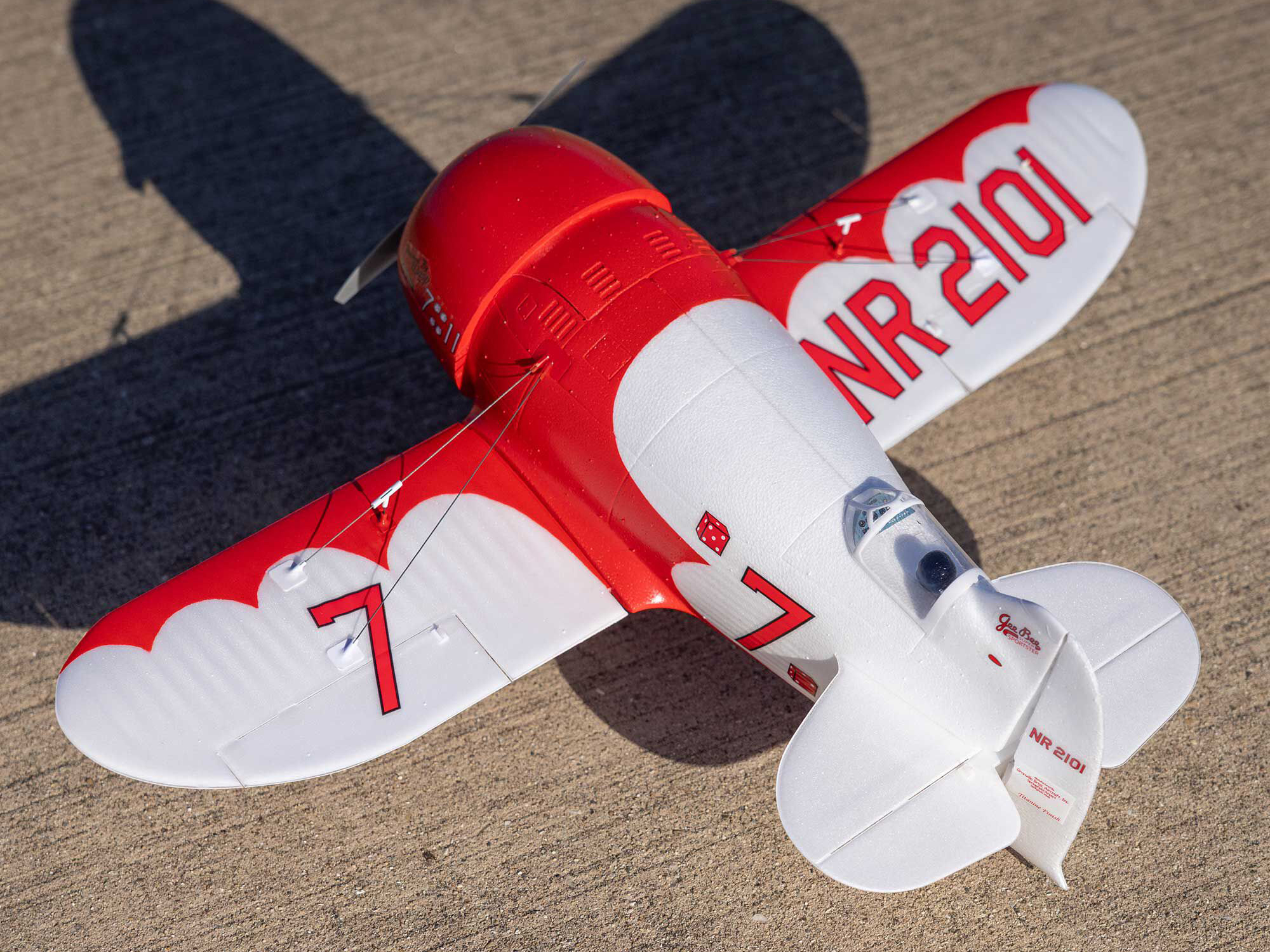 E-Flite EFLU61500 UMX Gee Bee R-2 510mm BNF Basic with AS3X and SAFE Select - 27