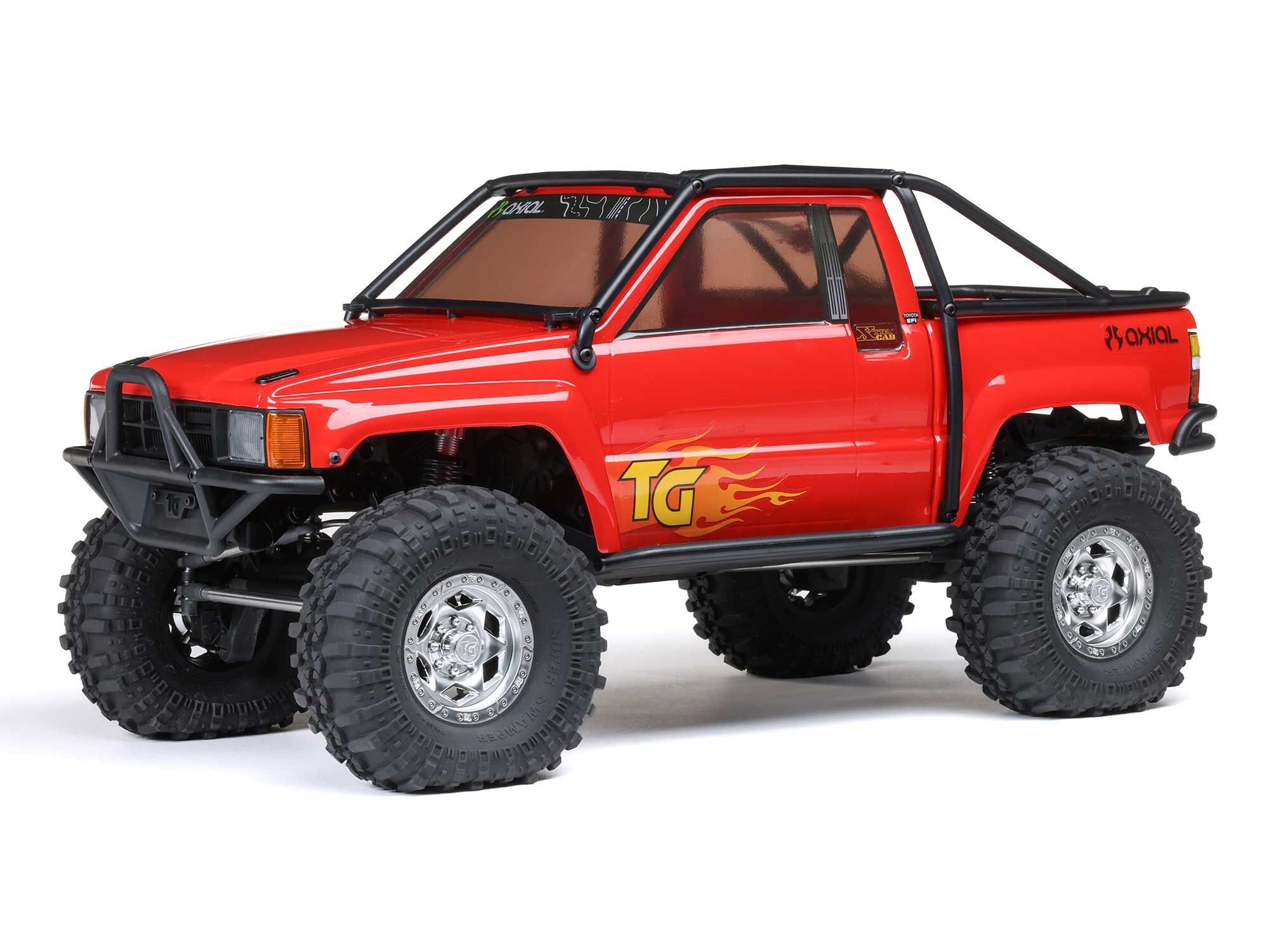 Axial AXI-2062T2 1/10 SCX10 III 1987 Toyota SR5 4X4 RTR Brushed Rock Crawler, Red - 4
