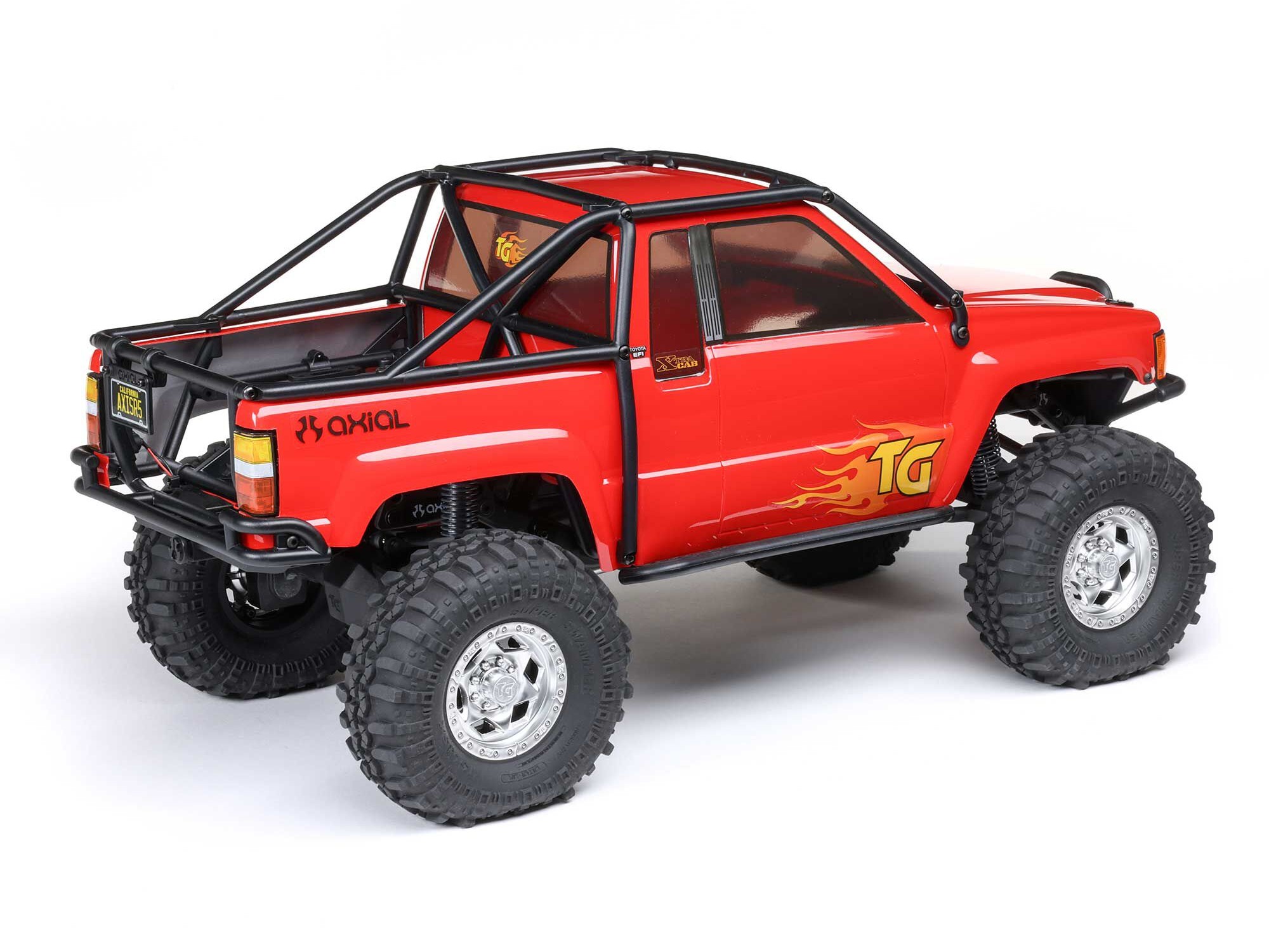 Axial AXI-2062T2 1/10 SCX10 III 1987 Toyota SR5 4X4 RTR Brushed Rock Crawler, Red - 2
