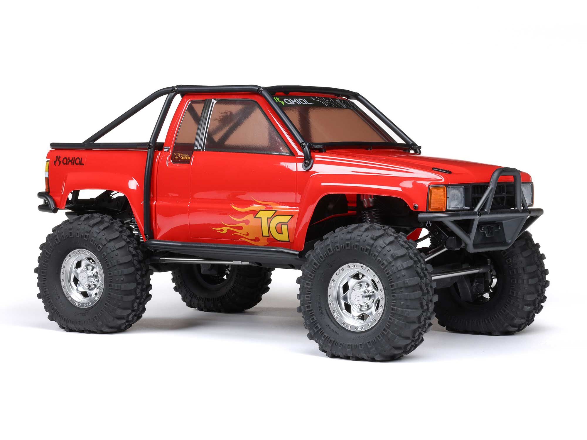 Axial AXI-2062T2 1/10 SCX10 III 1987 Toyota SR5 4X4 RTR Brushed Rock Crawler, Red - 3