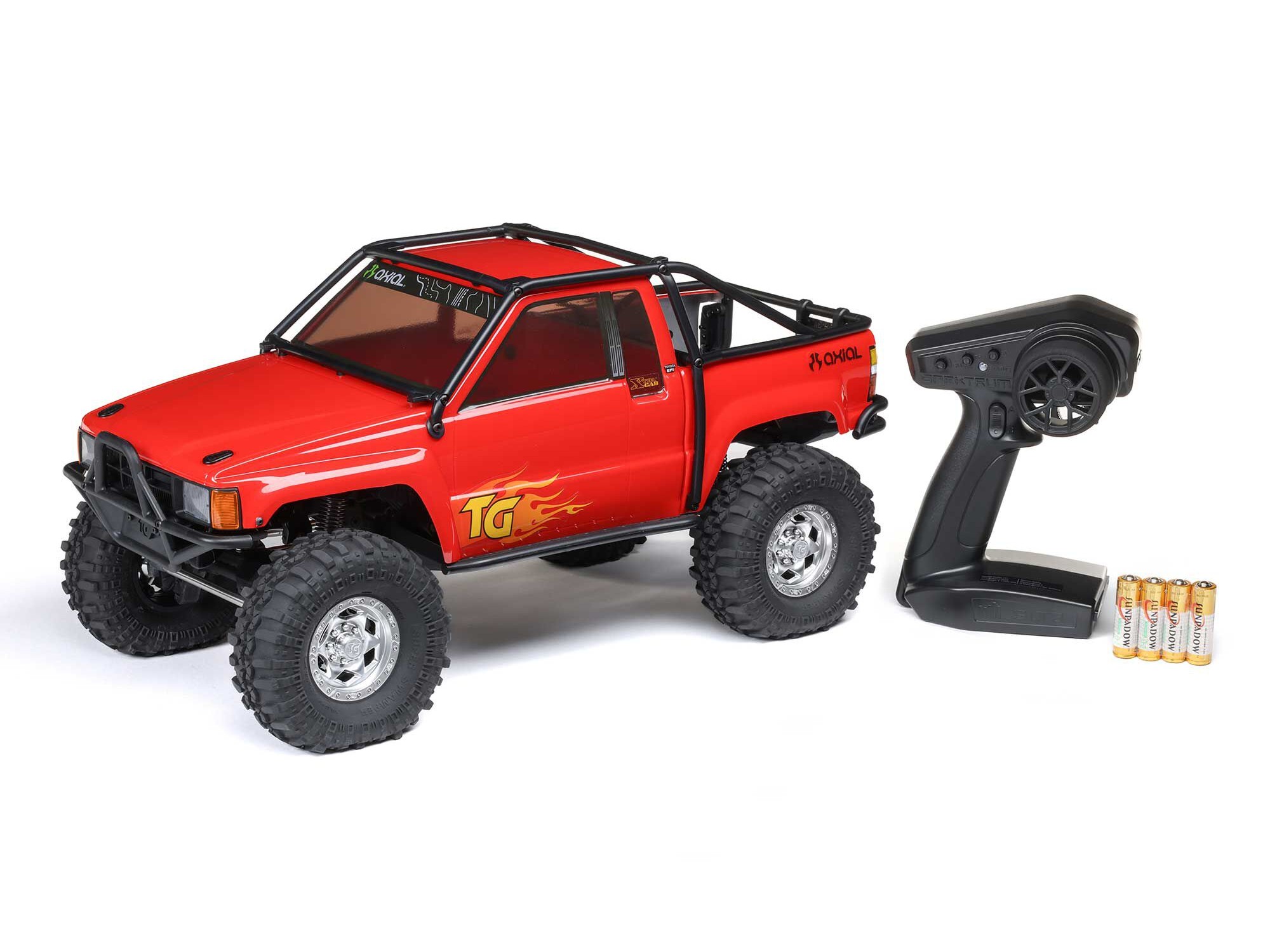 Axial AXI-2062T2 1/10 SCX10 III 1987 Toyota SR5 4X4 RTR Brushed Rock Crawler, Red