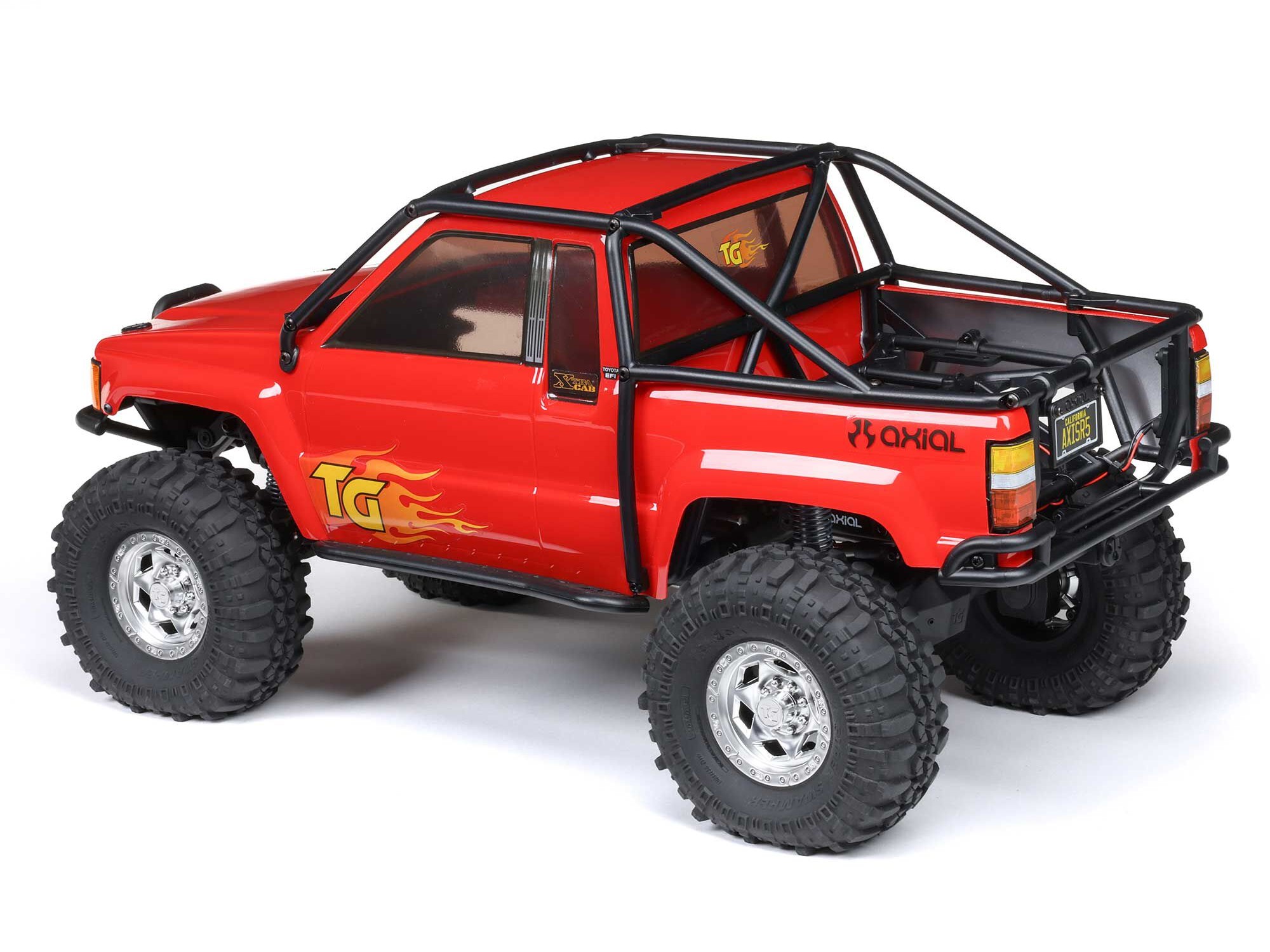 Axial AXI-2062T2 1/10 SCX10 III 1987 Toyota SR5 4X4 RTR Brushed Rock Crawler, Red - 5