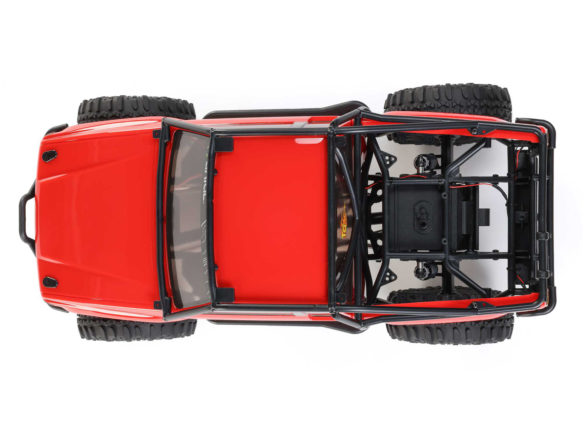 Axial AXI-2062T2 1/10 SCX10 III 1987 Toyota SR5 4X4 RTR Brushed Rock Crawler, Red - 10