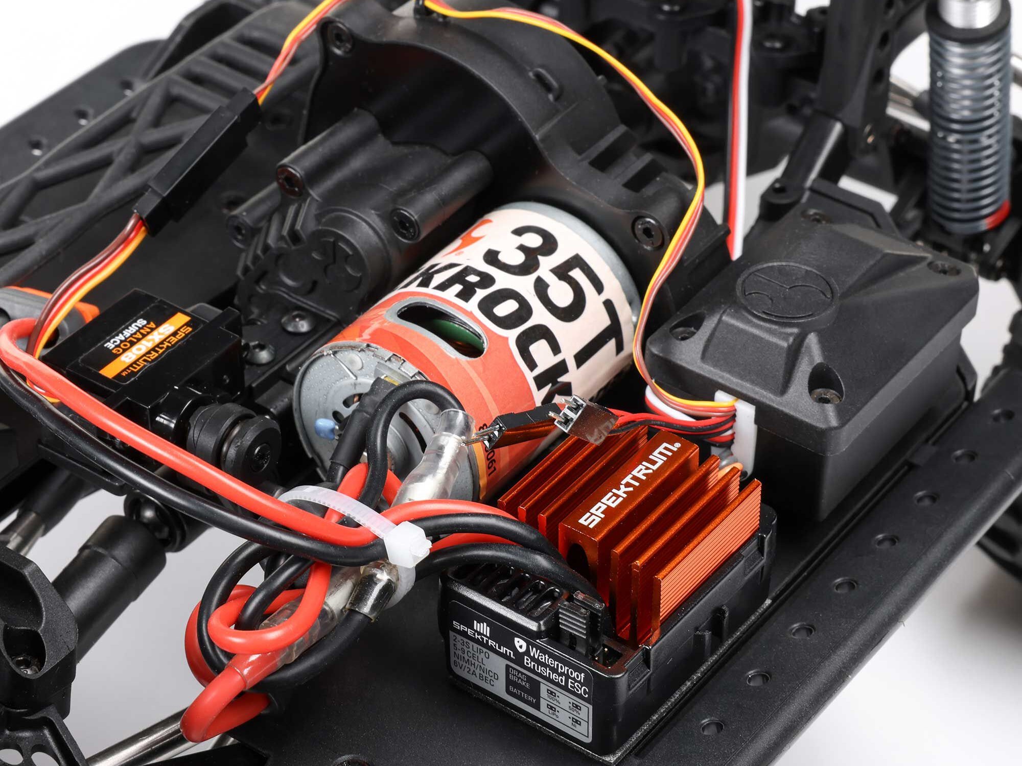 Axial AXI-2062T2 1/10 SCX10 III 1987 Toyota SR5 4X4 RTR Brushed Rock Crawler, Red - 13